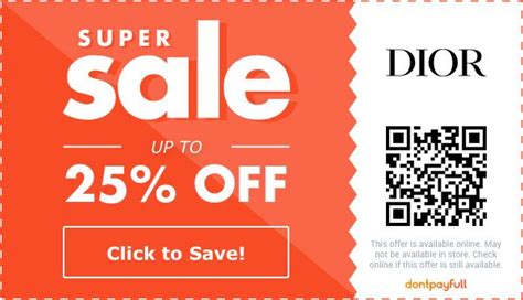 christian dior coupon code|christian dior promo code uk.